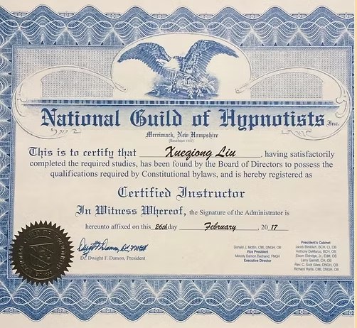 NGH Certified Instructor Certificate